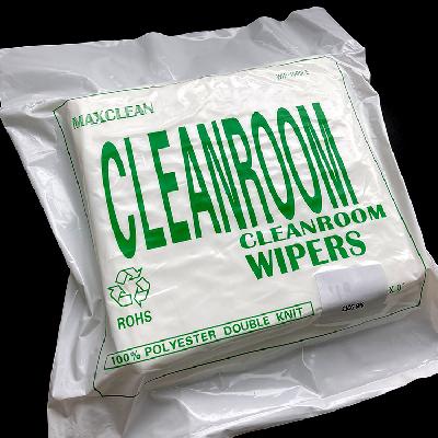 Cleanroom Polyester Wiper 9" X 9"  Cleanroom 100 Wipes Per Pkt